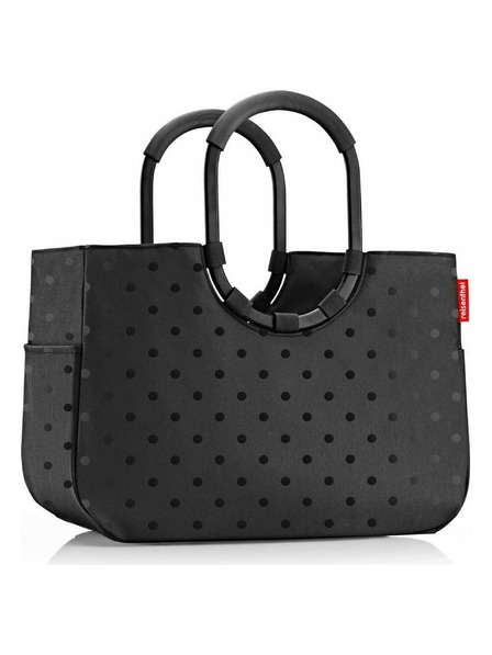 Reisenthel Kabelka Reisenthel Loopshopper L Frame Glossy dots black