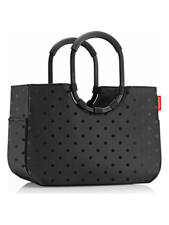 Reisenthel Kabelka Reisenthel Loopshopper L Frame Glossy dots black