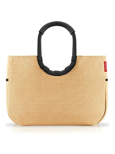 Reisenthel Kabelka Reisenthel Loopshopper L Frame Raffia black