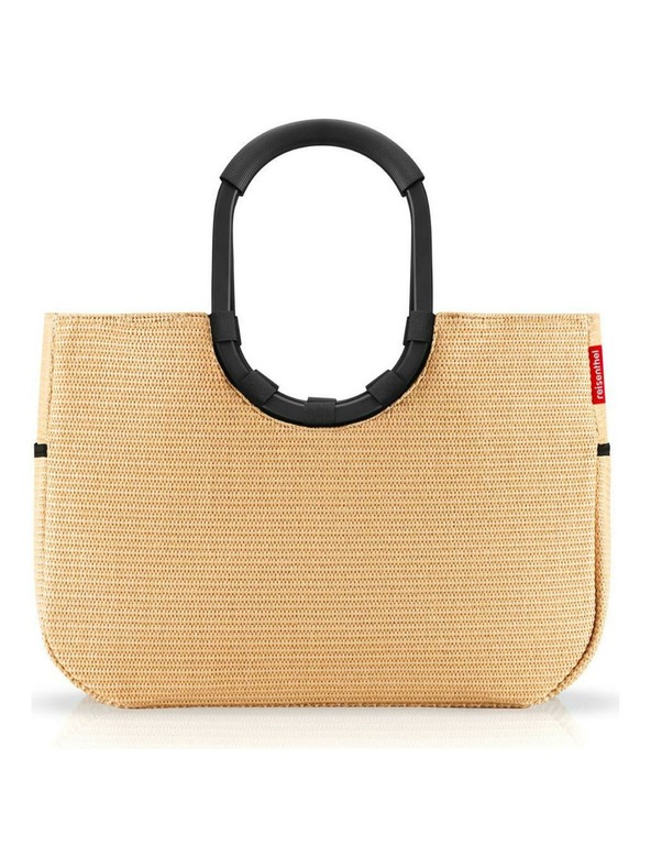 Reisenthel Kabelka Reisenthel Loopshopper L Frame Raffia black