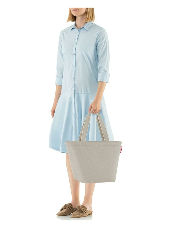 Reisenthel Kabelka Reisenthel Shopper M Herringbone Sand