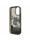 Karl Lagerfeld Karl Lagerfeld Liquid Glitter Scattered Choupette zadný kryt pre iPhone 16 čierny