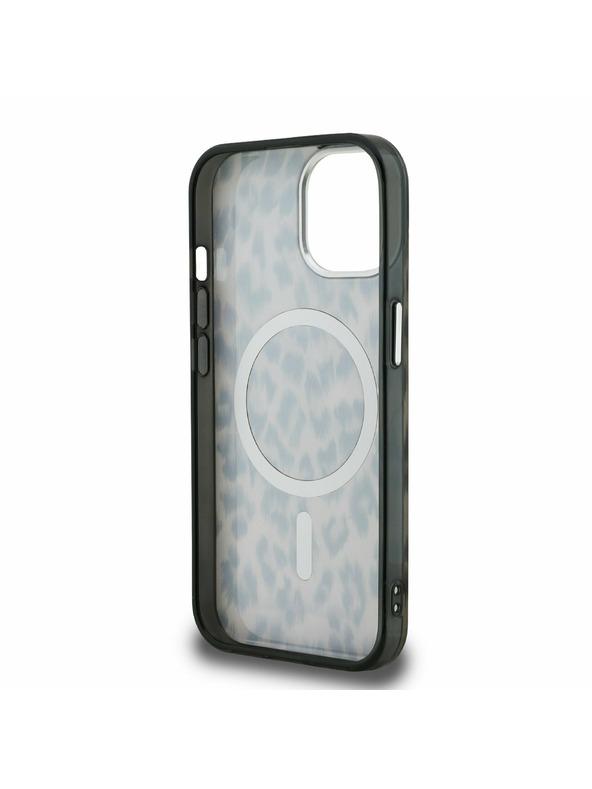 Karl Lagerfeld Karl Lagerfeld IML Leopardí MagSafe Zadný kryt pre iPhone 15 Hnedý