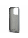 Karl Lagerfeld Karl Lagerfeld Grained PU K&CH Heads Zadný Kryt pre iPhone 15 Pro Grey