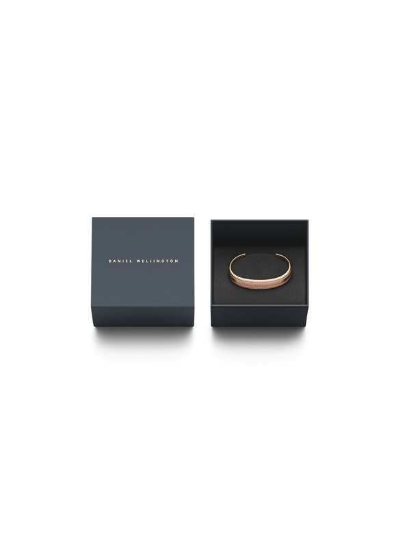 Daniel Wellington Dámsky pevný oceľový náramok Daniel Wellington Emalie DW00400010