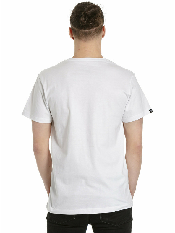Meatfly Meatfly pánske tričko MF Logo White | Biela | Veľkosť M | 100% bavlna