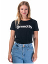 Meatfly Meatfly dámske tričko Ladies MF Logo A - Black | Veľkosť M | 100% bavlna