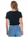 Meatfly Meatfly dámske tričko Ladies MF Logo A - Black | Veľkosť M | 100% bavlna