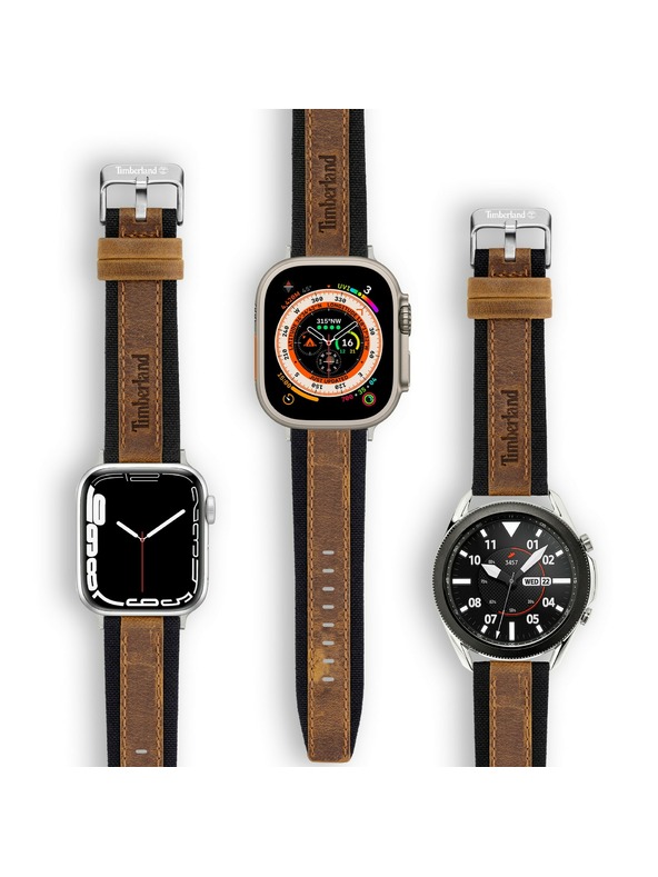 Timberland Timberland Arnett kožený remienok univerzálny pre inteligentné 42/44/45/49mm aj klasické analógové hodinky TDOUS0001708