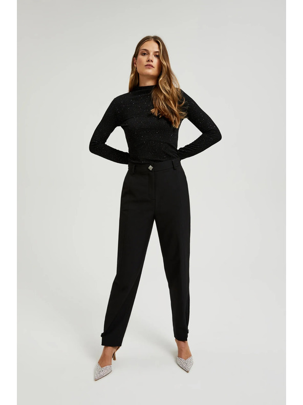 Moodo Dámske nohavice čierne