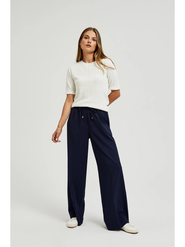 Moodo Dámske nohavice tmavo modrá