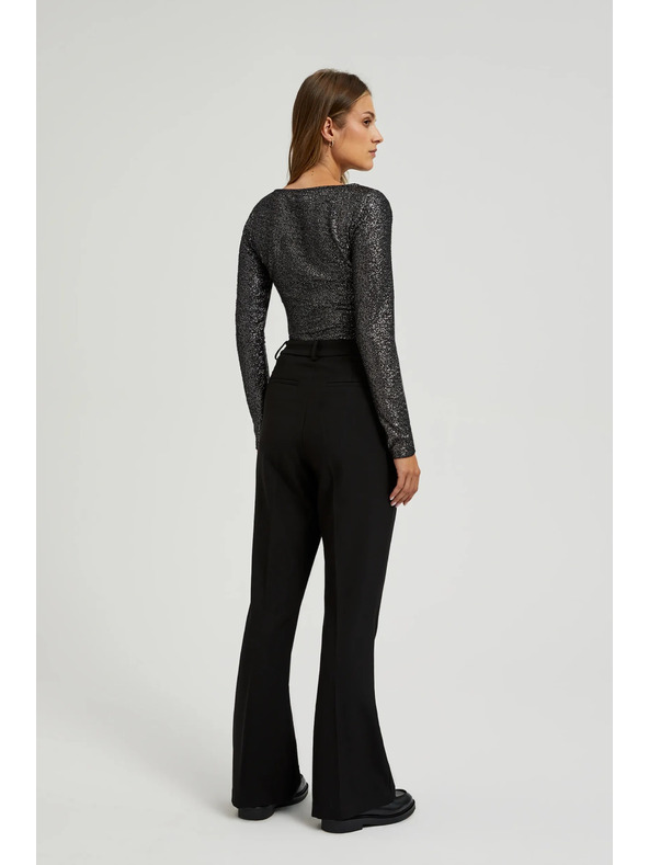 Moodo Dámske nohavice čierne