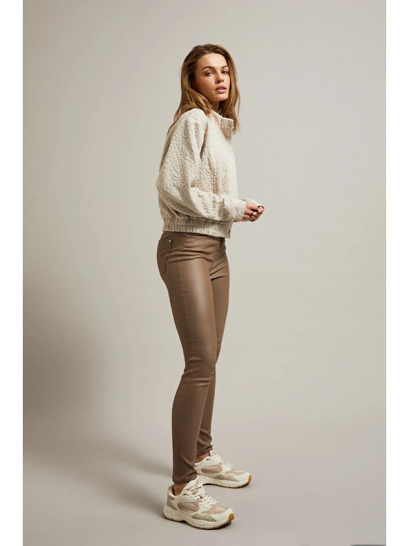 Moodo Dámske nohavice kávové