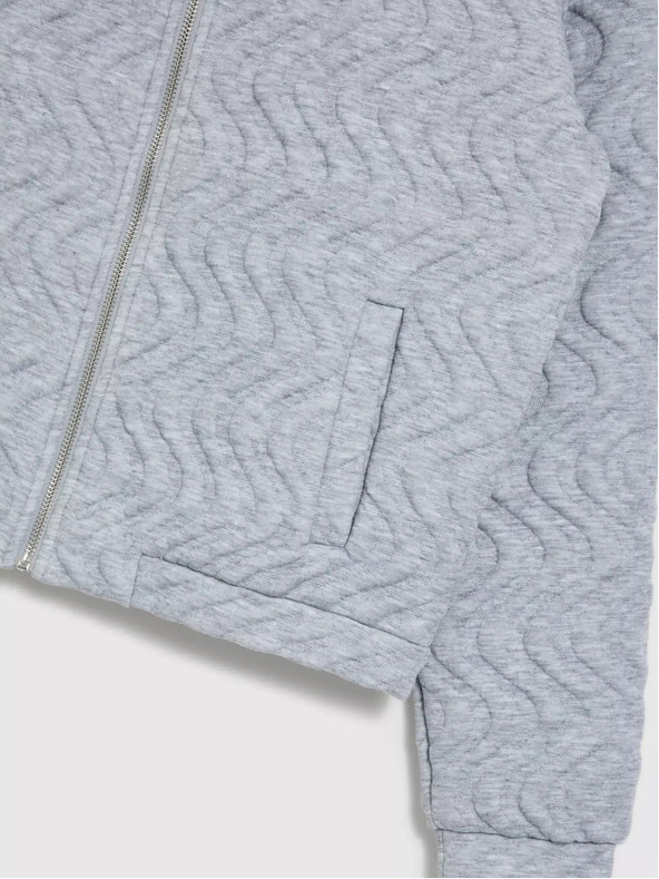 Moodo Dámska mikina svetlo sivá