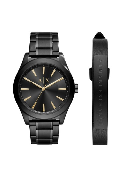 Armani Exchange Darčeková sada hodiniek a náramku Armani Exchange pre mužov