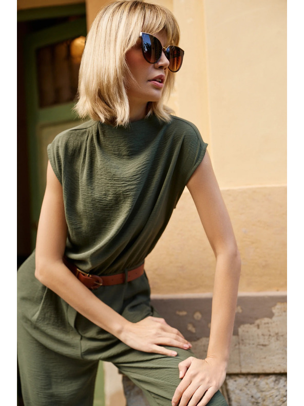 Moodo Khaki overal s opaskom