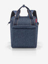 Reisenthel Tmavmodrý riflový batoh a taška 2v1 Reisenthel Allrounder R Herringbone Dark Blue
