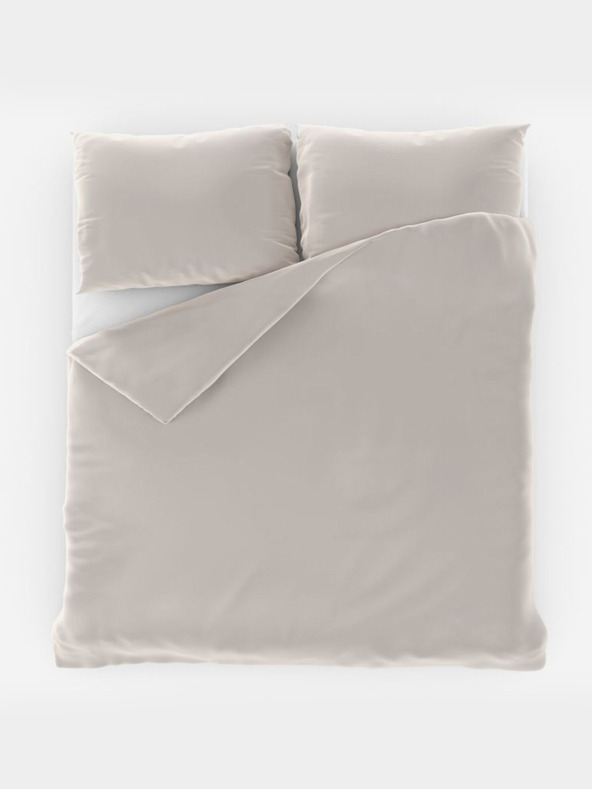 Kvalitex Saténové predĺžené posteľné obliečky LUXURY COLLECTION 140x220, 70x90cm biele