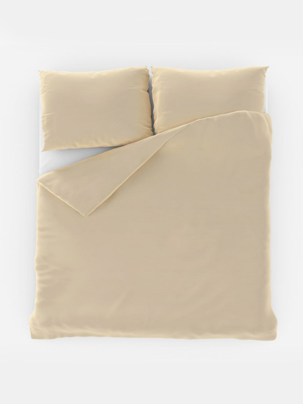 Kvalitex Francúzska jednofarebná bavlnená posteľná bielizeň 200x200, 70x90cm sivobiela