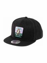 Meatfly Meatfly šiltovka Alfy Snapback Black Tomcat | Čierna