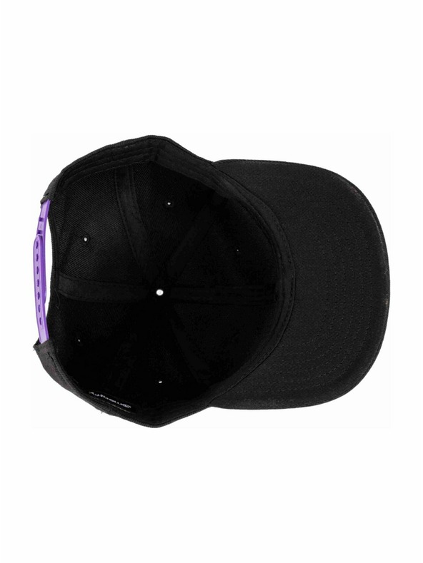 Meatfly Meatfly šiltovka Alfy Snapback Black Tomcat | Čierna
