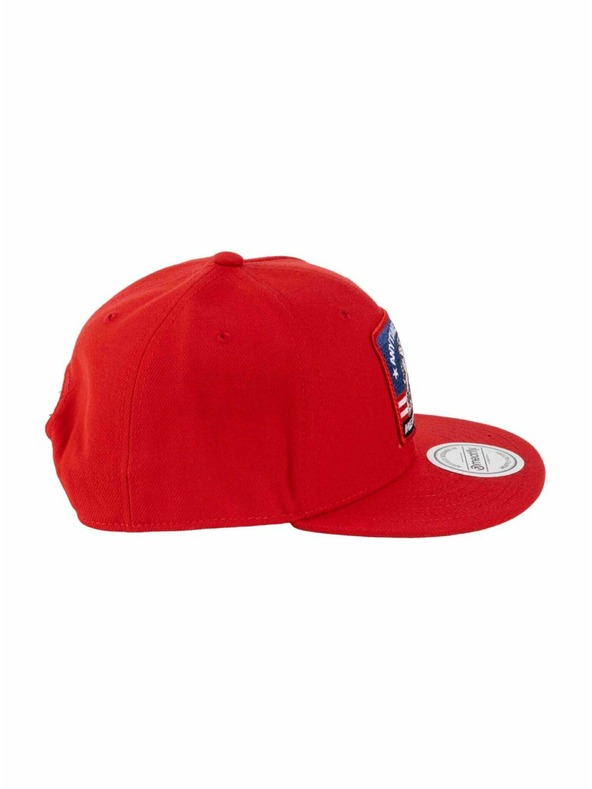 Meatfly Meatfly šiltovka Alfy Snapback Red Tomcat | Červená