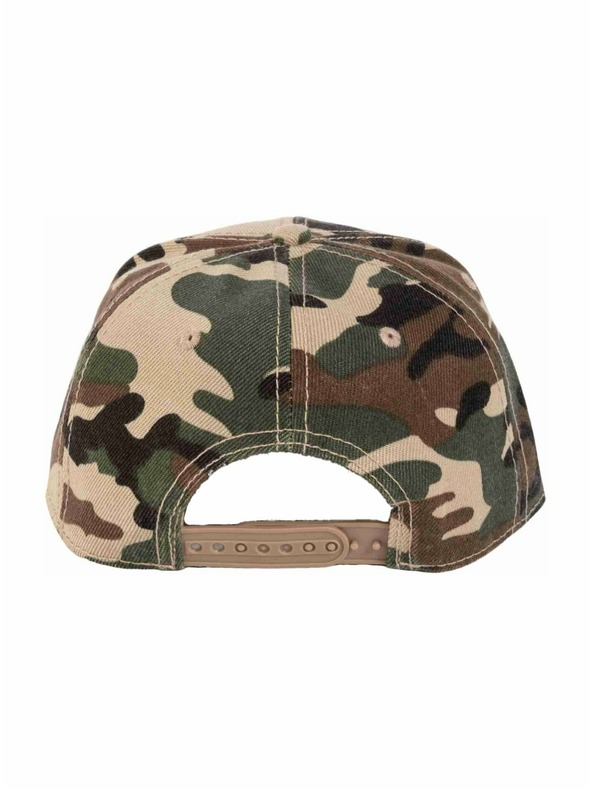 Meatfly Meatfly šiltovka Alfy Snapback Camo Label | Maskáč