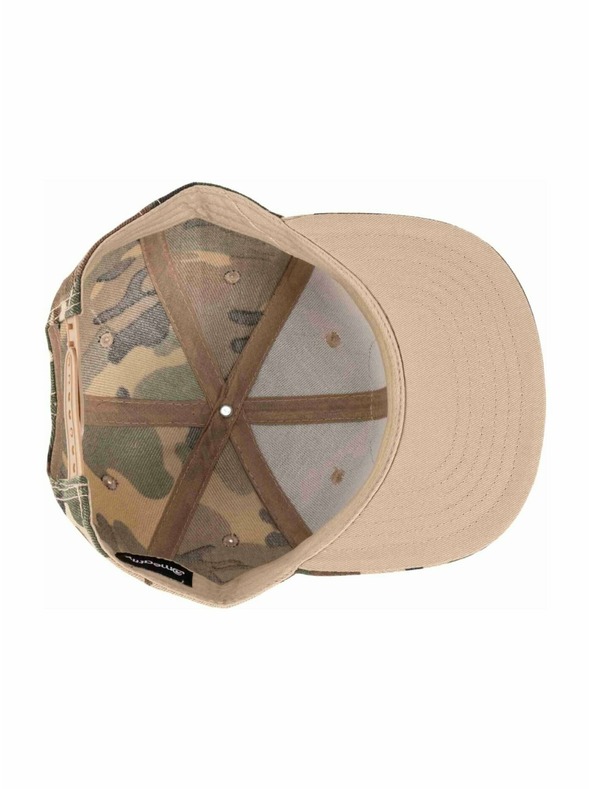 Meatfly Meatfly šiltovka Alfy Snapback Camo Label | Maskáč