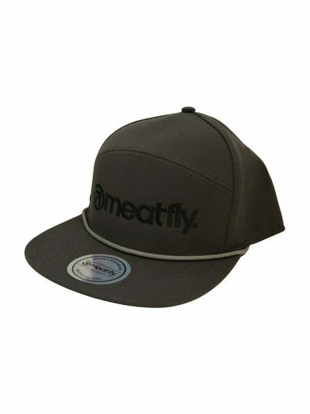 Meatfly Meatfly šiltovka Creeper 6 Panel Snapback Grey / Black Logo