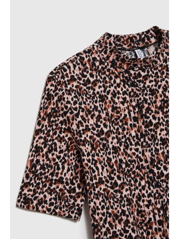 Moodo Vzorovaný top so stojačikom Moodo