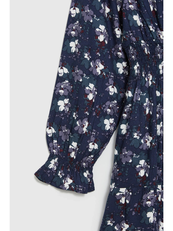 Moodo Tmavo modré košeľové šaty Moodo