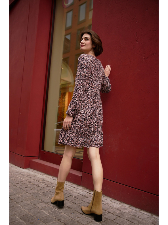 Moodo Voľné vzorované šaty Moodo