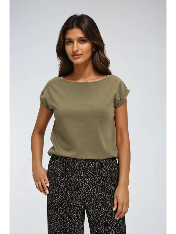 Moodo Khaki tričko Moodo