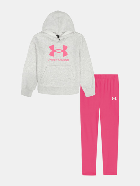 Under Armour Dievčenský set Under Armour UA RIVAL PULLOVER SET