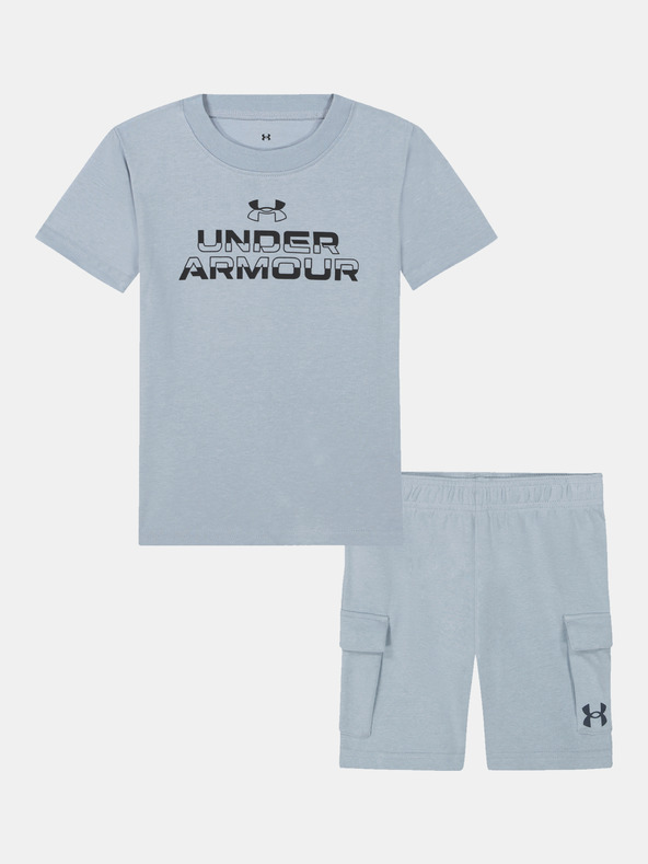 Under Armour Chlapčenský set Under Armour UA CARGO SHORT SET-BLU