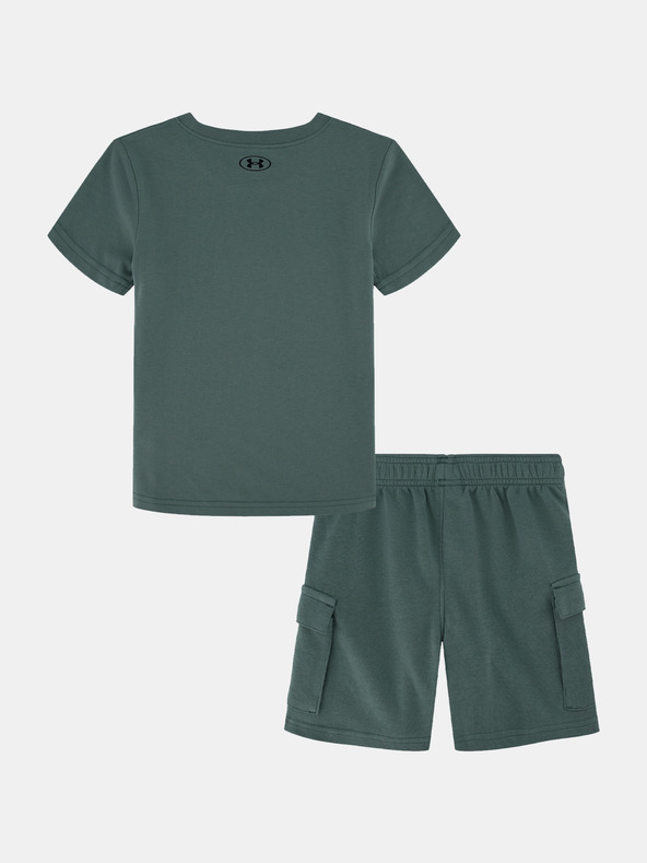 Under Armour Chlapčenský set Under Armour UA CARGO SHORT SET-GRN