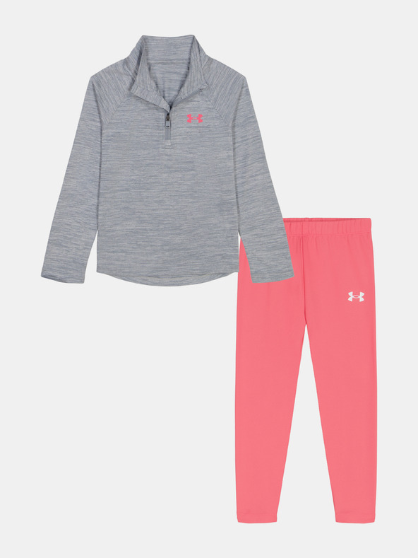 Under Armour Dievčenský set Under Armour UA 1/4 ZIP LEGGING SET