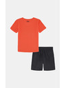 Under Armour Chlapčenský set Under Armour UA MULTI SPORT SS SHORT SET-RED