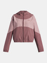 Under Armour Dievčenská bunda Under Armour UA Rival Woven HD Jacket-BRN