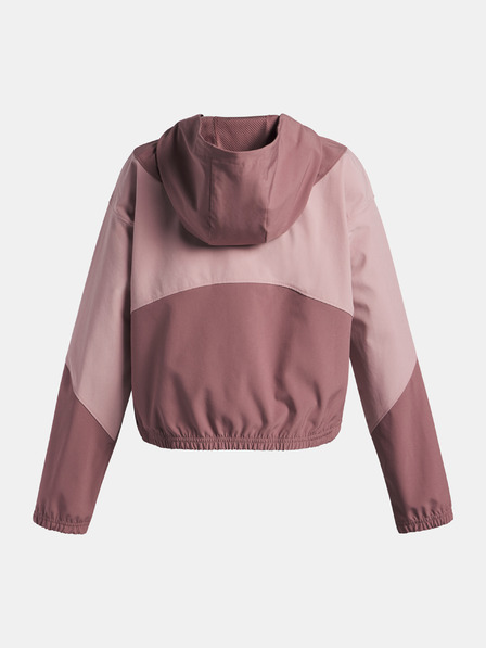 Under Armour Dievčenská bunda Under Armour UA Rival Woven HD Jacket-BRN