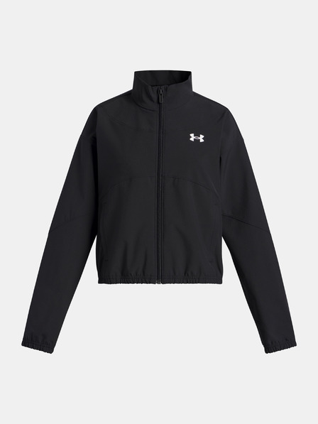 Under Armour Dievčenská bunda Under Armour UA Rival Woven Jacket-BLK