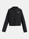Under Armour Dievčenská bunda Under Armour UA Rival Woven HD Jacket-BLK