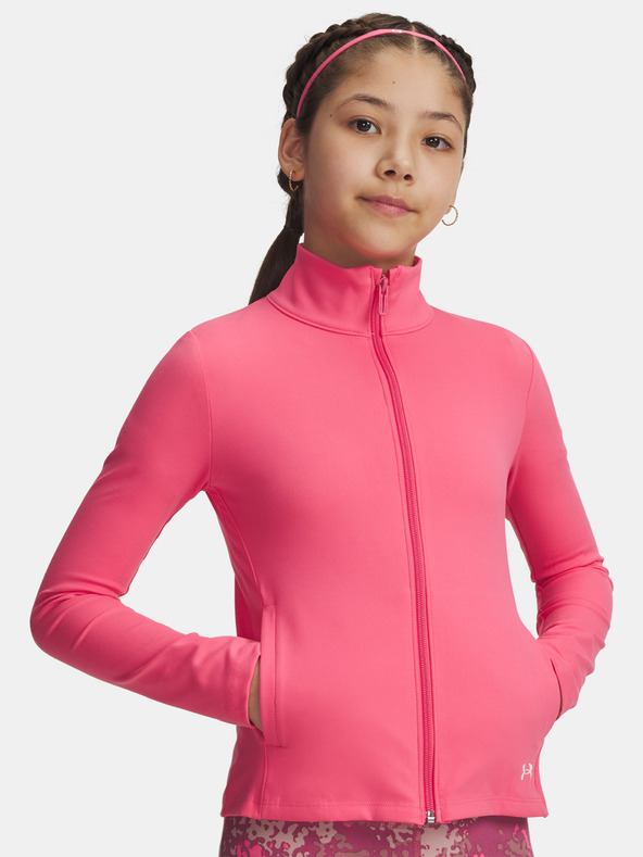 Under Armour Dievčenská bunda Under Armour Motion Jacket-PNK