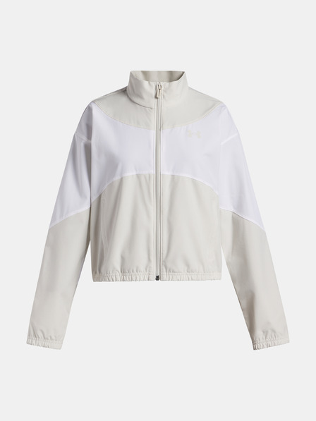Under Armour Dievčenská bunda Under Armour UA Rival Woven Jacket-WHT