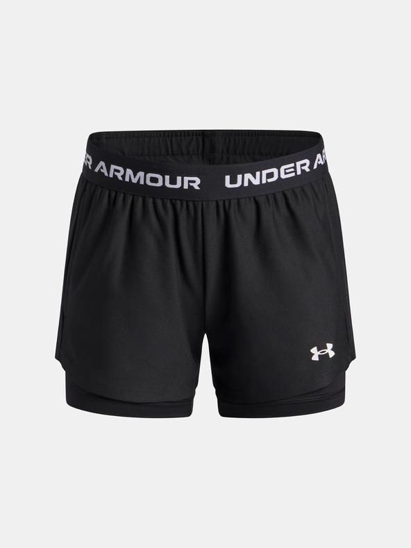 Under Armour Dievčenské kraťasy Under Armour UA Tech Play Up 2n1 Short-BLK
