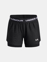 Under Armour Dievčenské kraťasy Under Armour UA Tech Play Up 2n1 Short-BLK