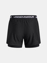 Under Armour Dievčenské kraťasy Under Armour UA Tech Play Up 2n1 Short-BLK