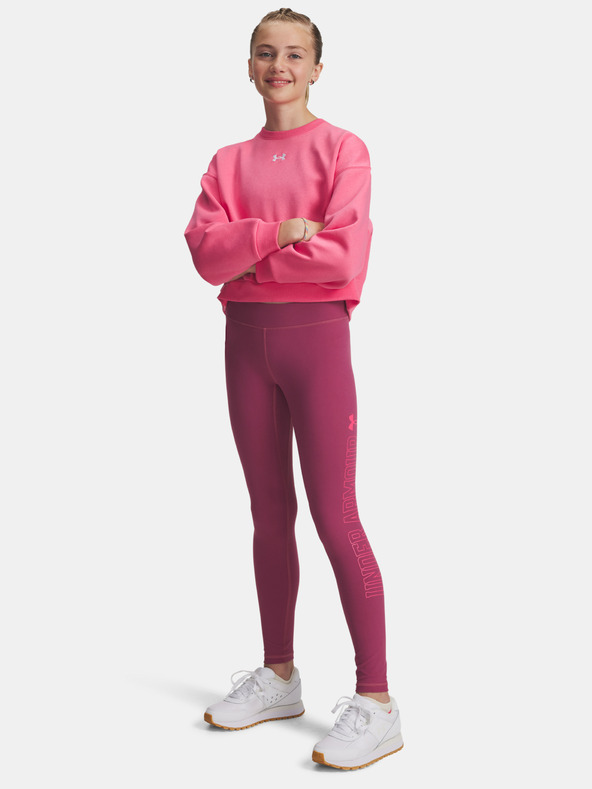 Under Armour Dievčenské legíny Under Armour UA Motion Branded Legging-RED