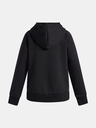 Under Armour Dievčenská mikina Under Armour UA Rival Flc Shimmer Hdy-BLK