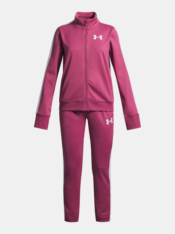 Under Armour Dievčenská súprava Under Armour UA Knit Track Suit-RED